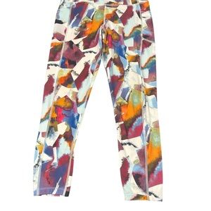 Calvin Klein Performance  High waisted Colorful Abstract Print Leggings